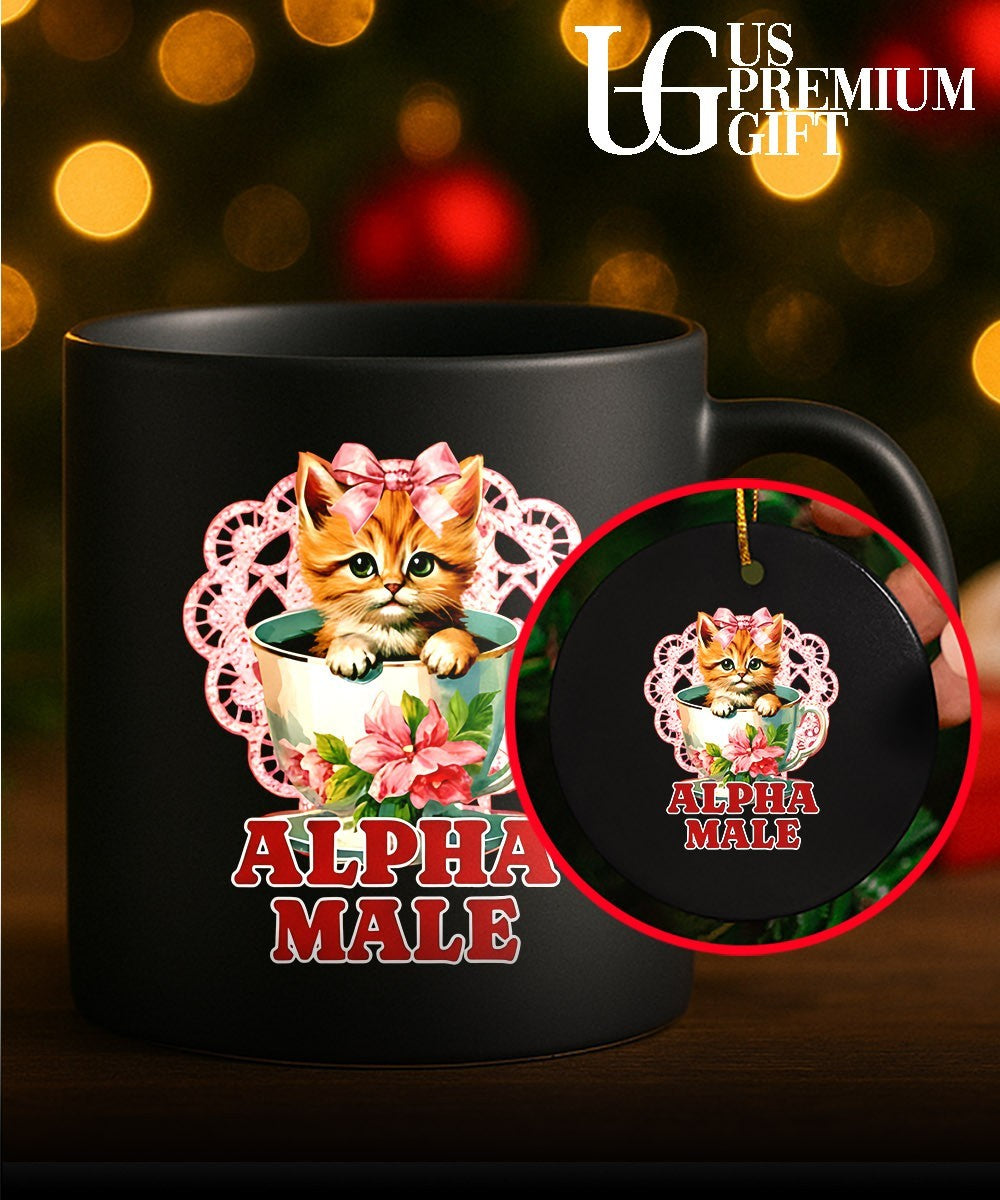 Alpha Male Sarcastic Cute Kitten Cat Lover shirt