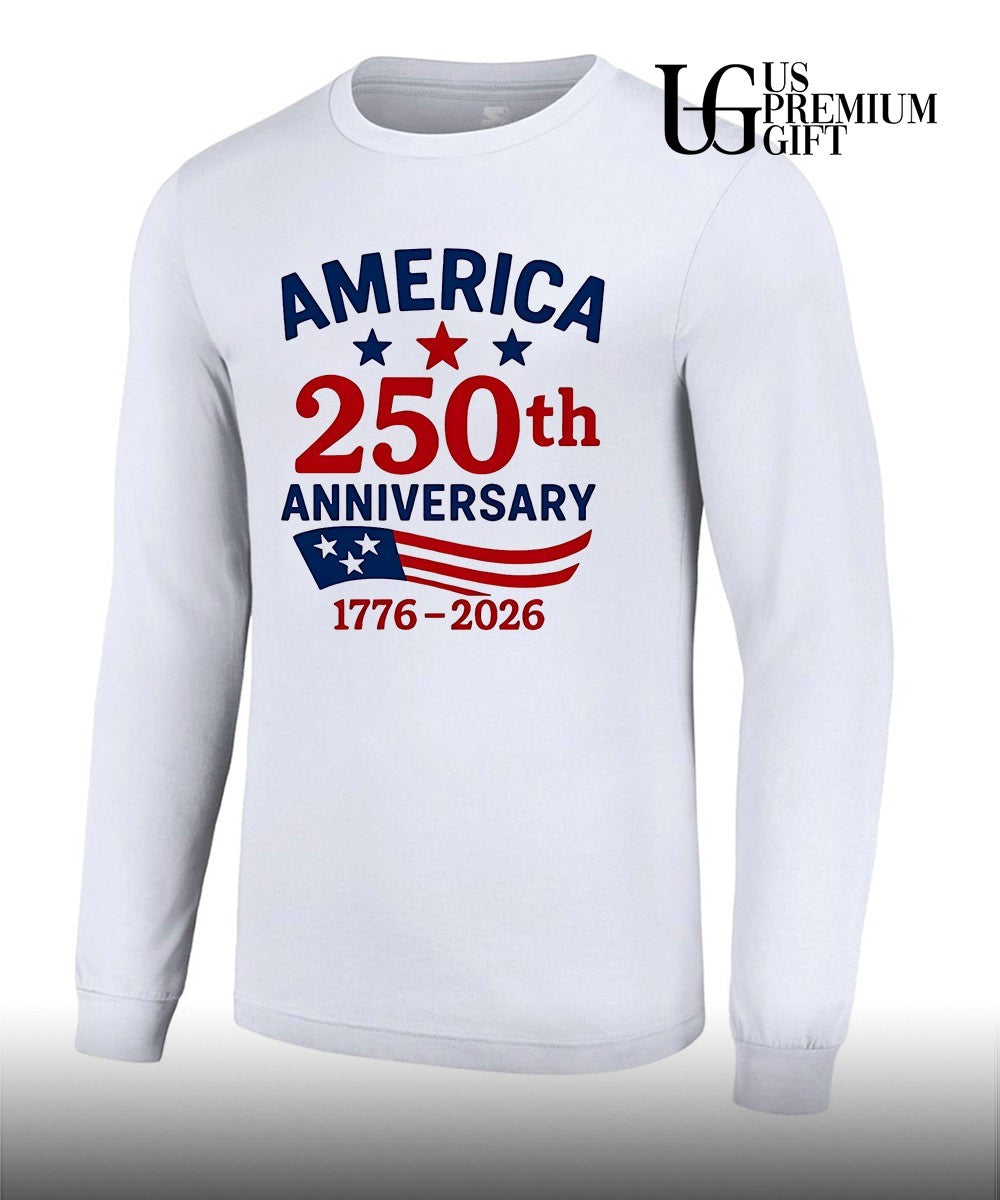 America 250th Anniversary 1776-2026 USA flag shirt