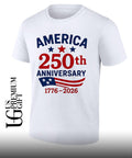 America 250th Anniversary 1776-2026 USA flag shirt