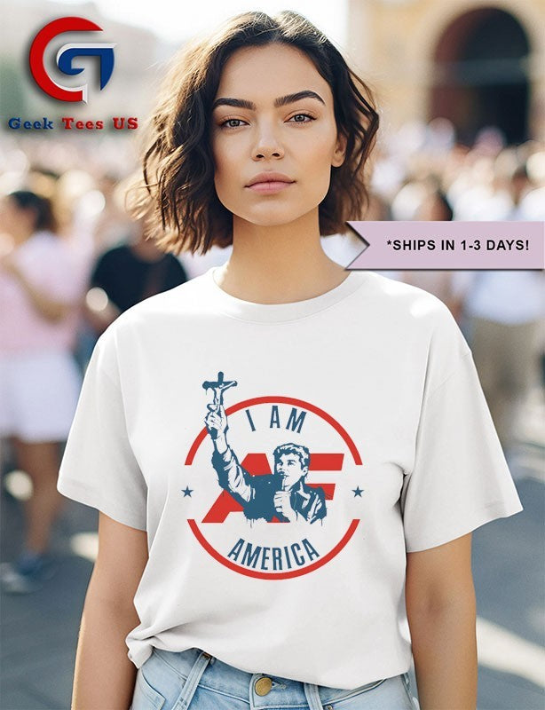 America First Crucifix shirt