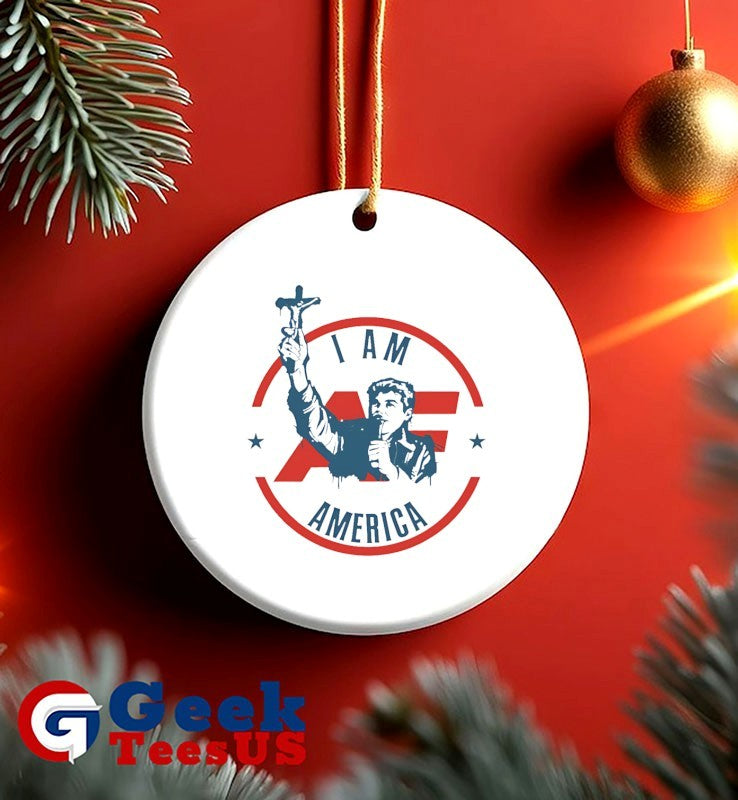 America First Crucifix shirt