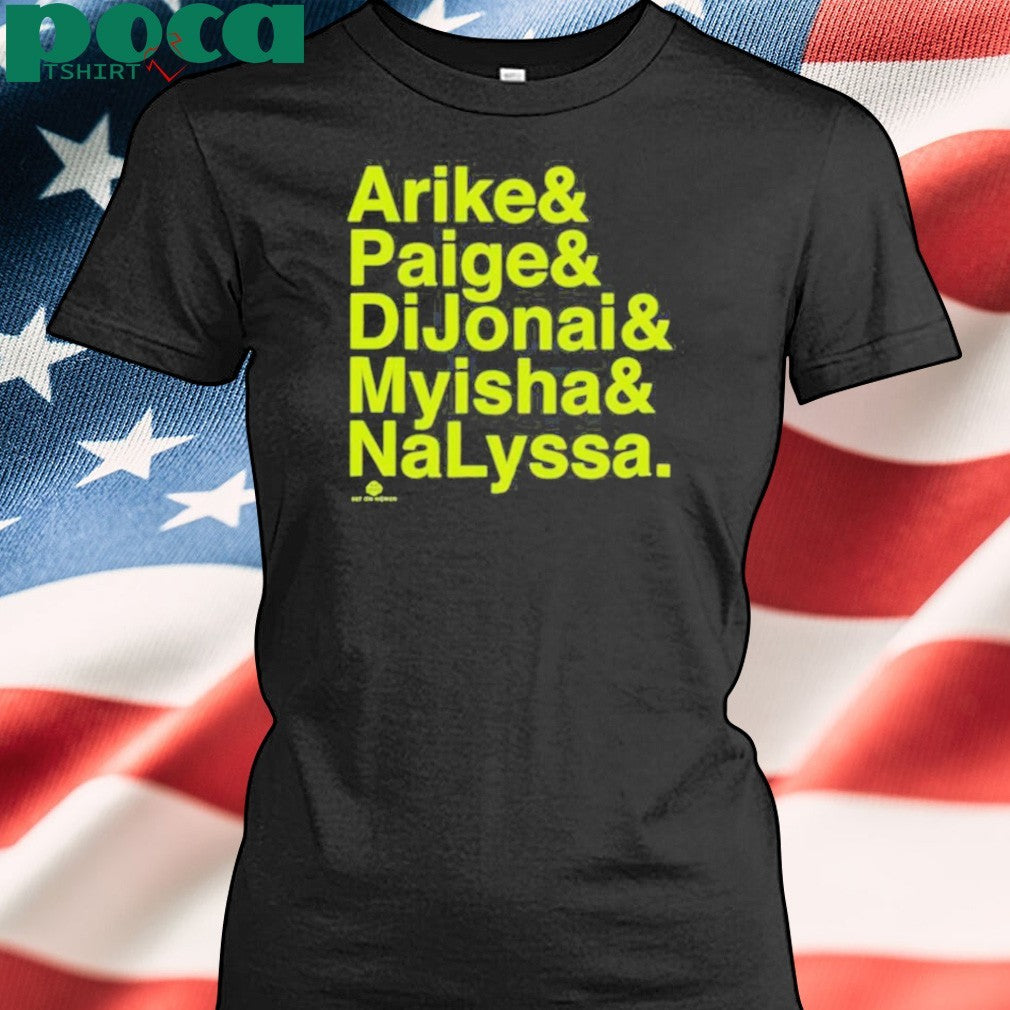 Ampersand Stars 2025 players Dallas WBB shirt