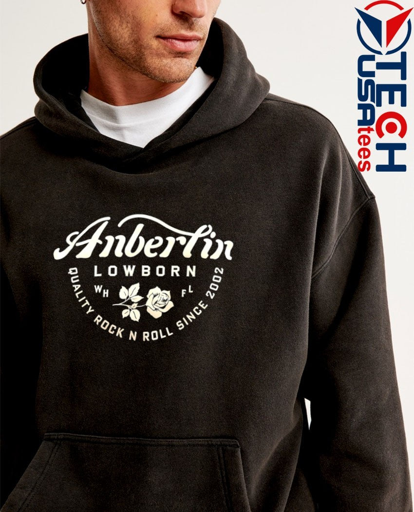 Anberlin Lowborn Quality Rock N Roll Since 2002 shirt