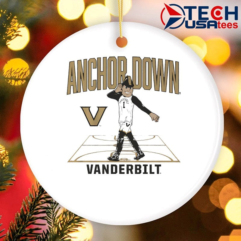 Anchor Down Vanderbilt Commodores Basketball mascot court shirt
