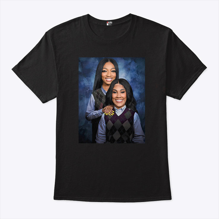 Angel Reese Kamilla Cardoso Chicago Sky Step Sisters Shirt