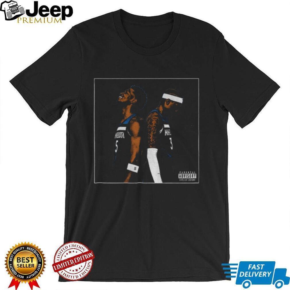 Anthony Edwards vs Jaden McDaniels Album cover parental advisory shirt]