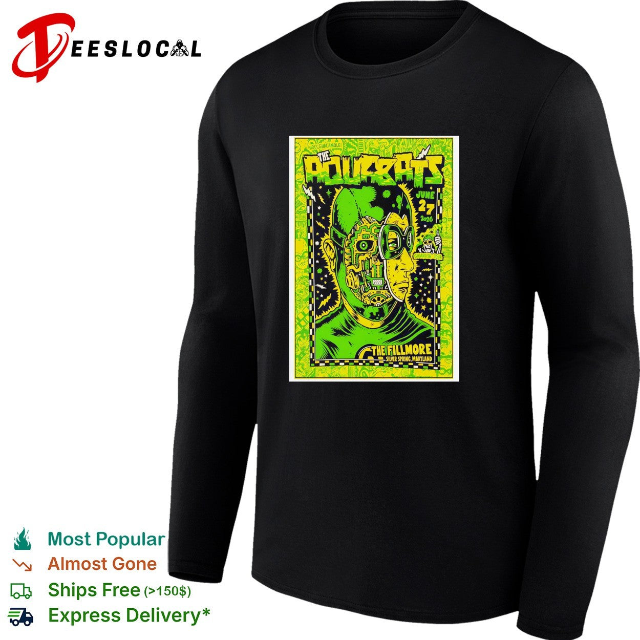 Aquabats The Fillmore poster shirt