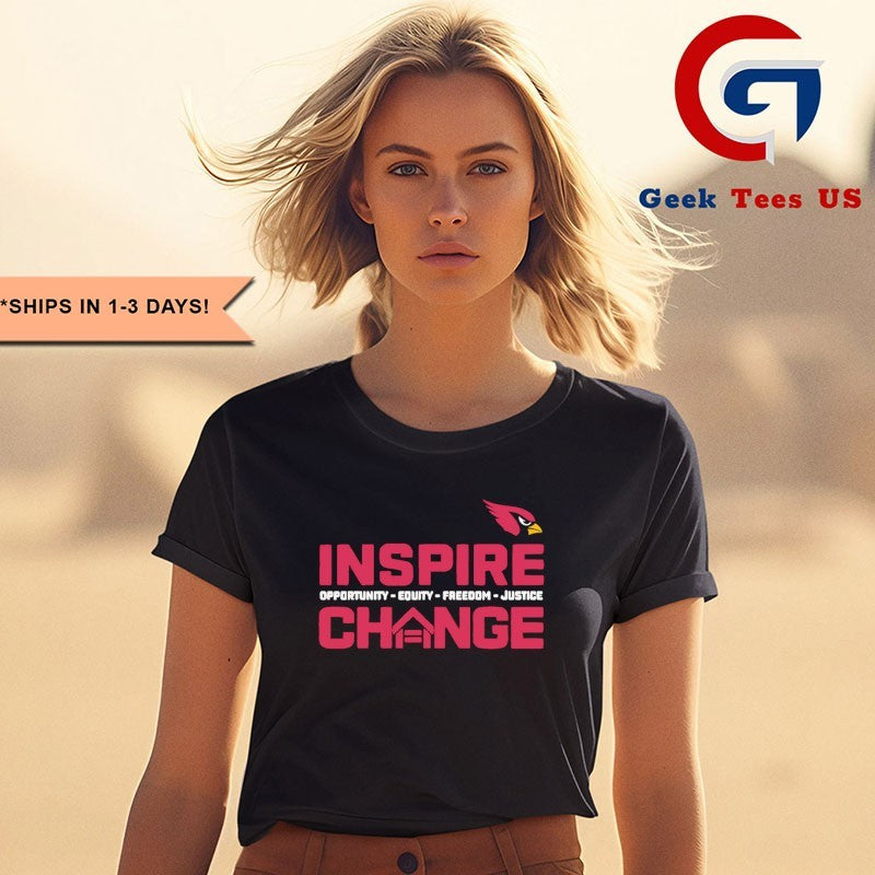 Arizona Cardinals 2025-26 Inspire Change Freedom Justice shirt