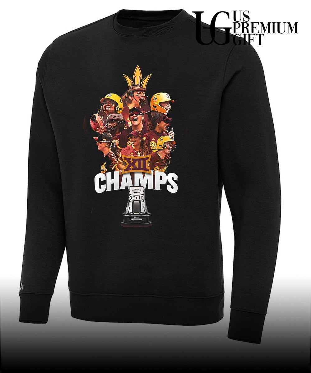 Arizona State Sun Devils Softball Big 12 Champions 2026 poster shirt