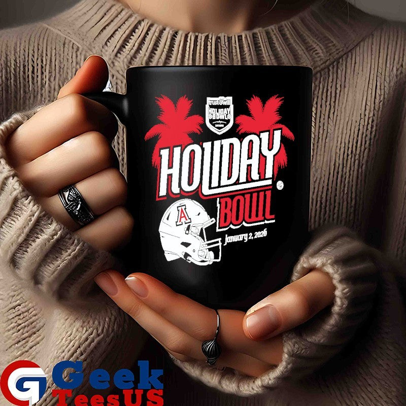 Arizona Wildcats Trust & Will Holiday Bowl 2026 helmet T-shirt