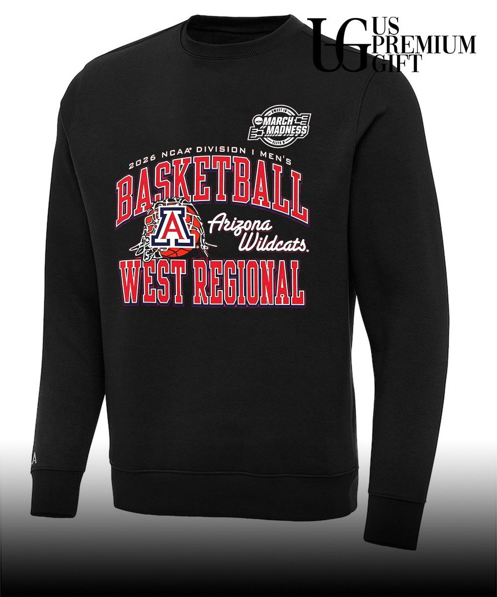 Arizona Wildcats basketball NCAA Division I March Madness West Regional 2026 shirt