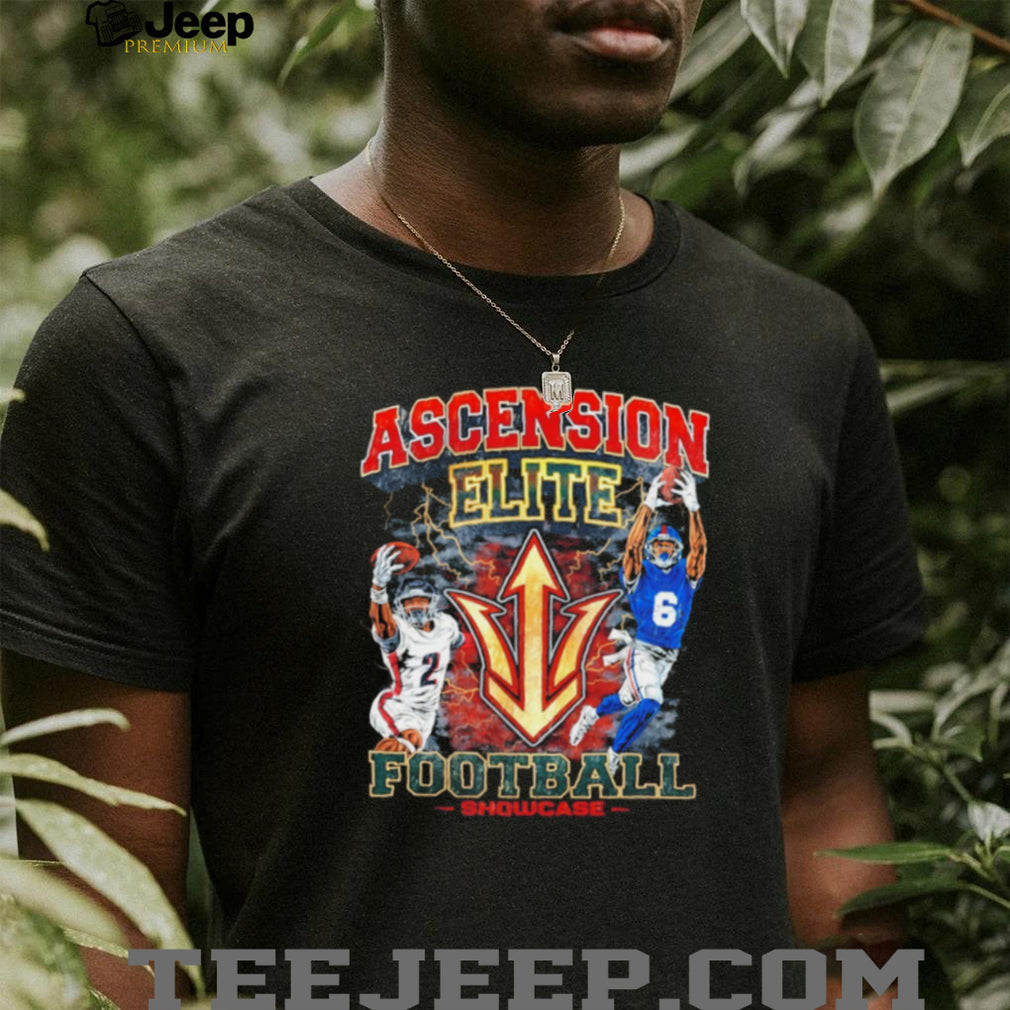 Ascension Elite Football Showcase No 2 and No 6 Players Hand Drawn Artwork shirt