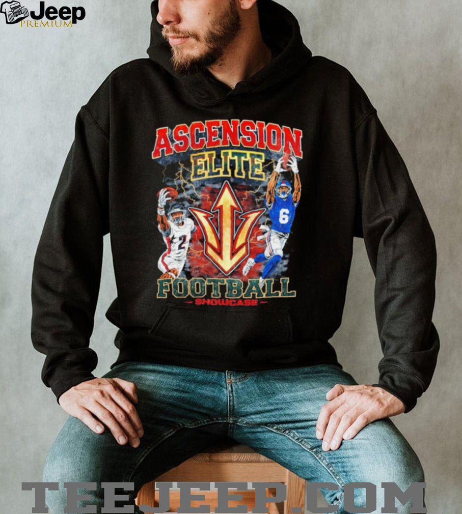 Ascension Elite Football Showcase No 2 and No 6 Players Hand Drawn Artwork shirt
