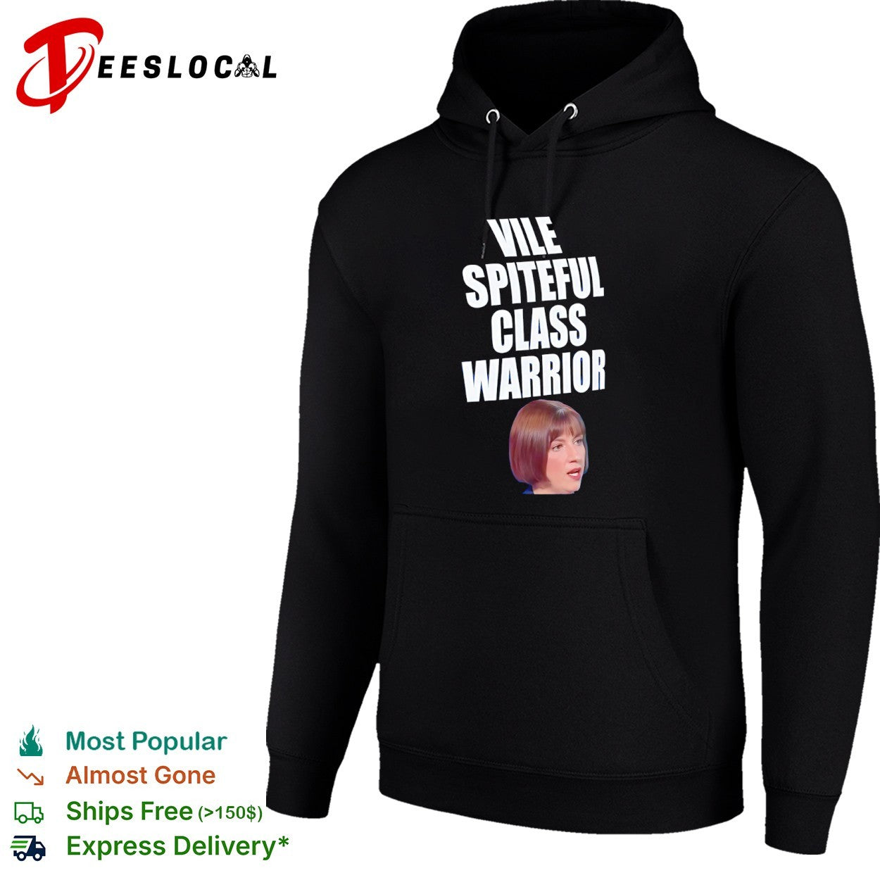Ash Sarkar Vile Spiteful Class Warrior shirt
