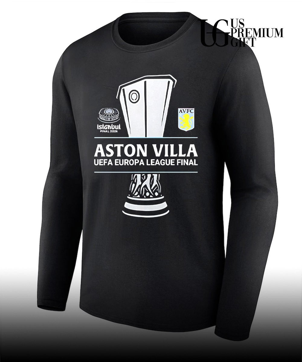 Aston Villa UEFA Europa League Final Istanbul 2026 T-shirt