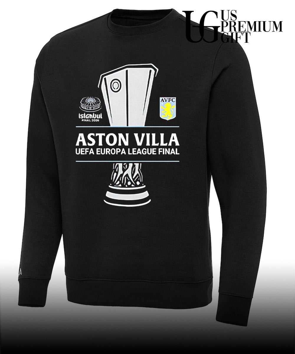 Aston Villa UEFA Europa League Final Istanbul 2026 T-shirt
