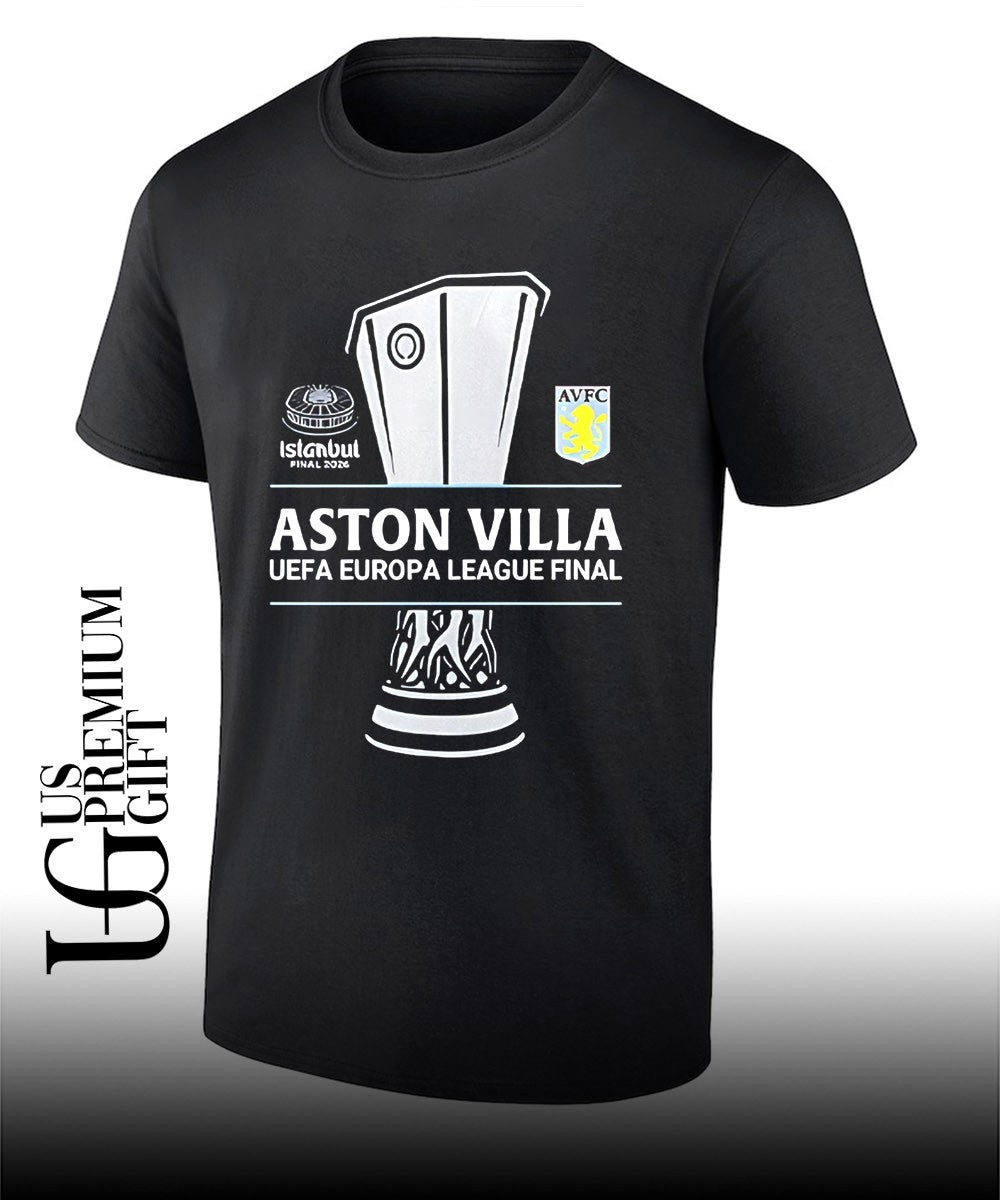 Aston Villa UEFA Europa League Final Istanbul 2026 T-shirt