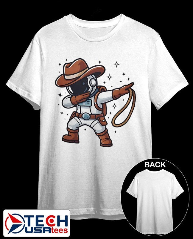 Astronaut Cowboy dabbing shirt