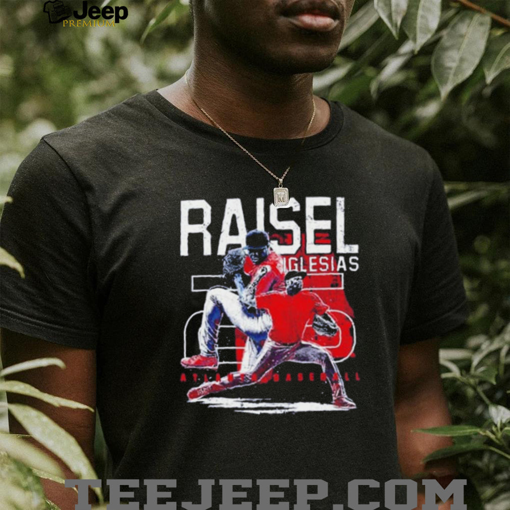 Atlanta Baseball Raisel Iglesias Pitcher Retro Action Shirt