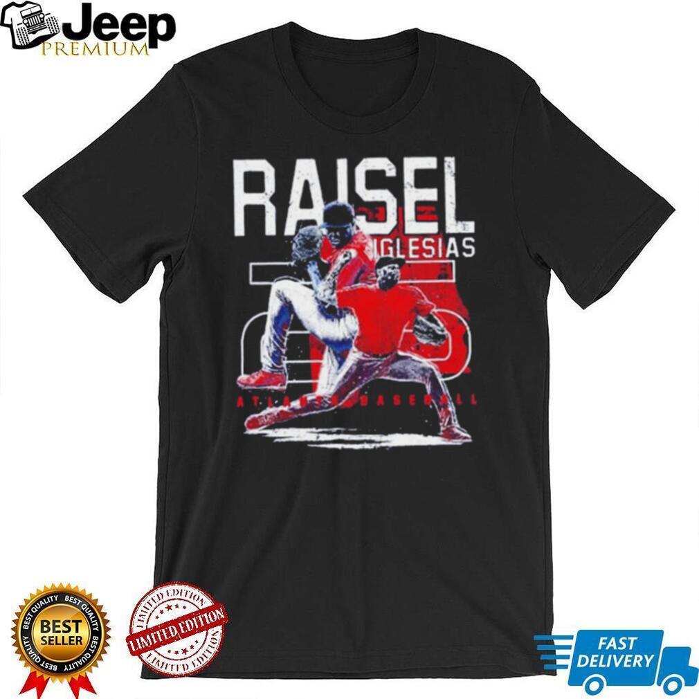 Atlanta Baseball Raisel Iglesias Pitcher Retro Action Shirt
