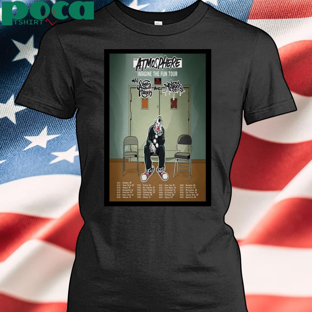 Atmosphere Imagine The Fun 2025 Tour Limited Poster T-Shirt