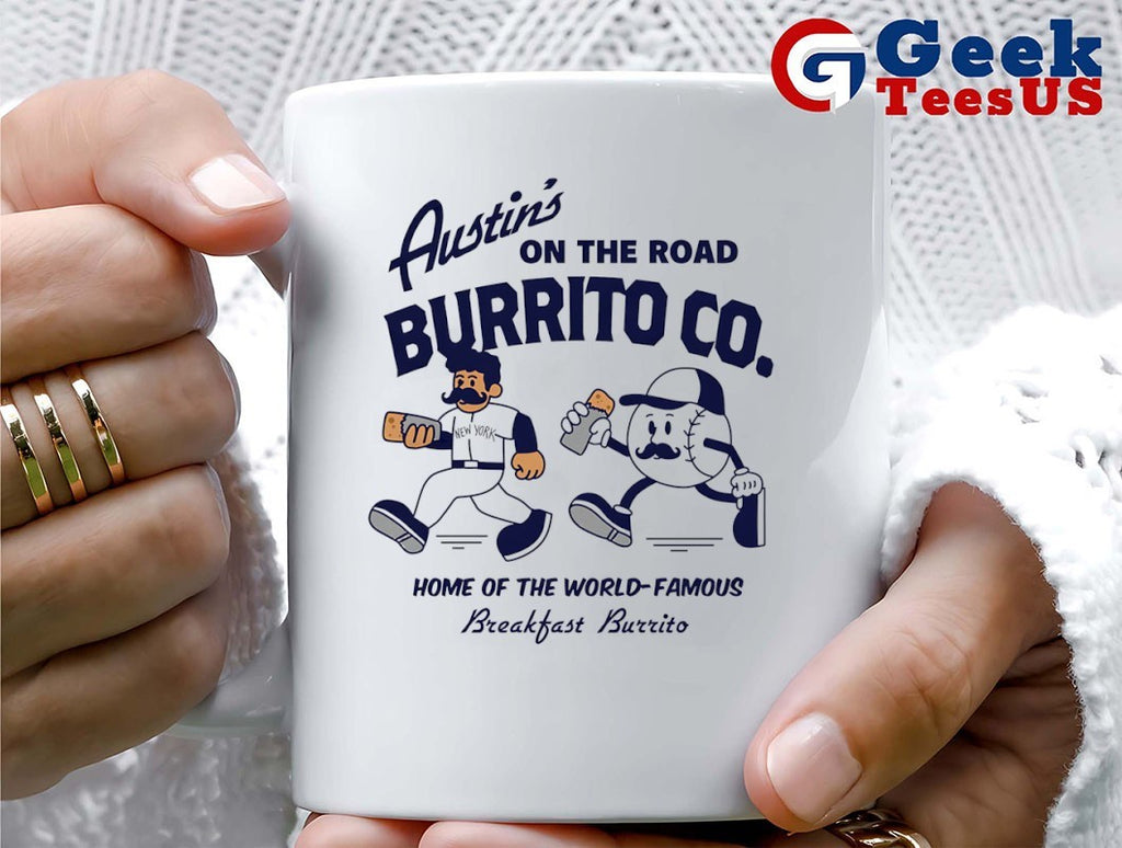 Austin’s On the Road Burrito Co. Home of the World Famous shirt
