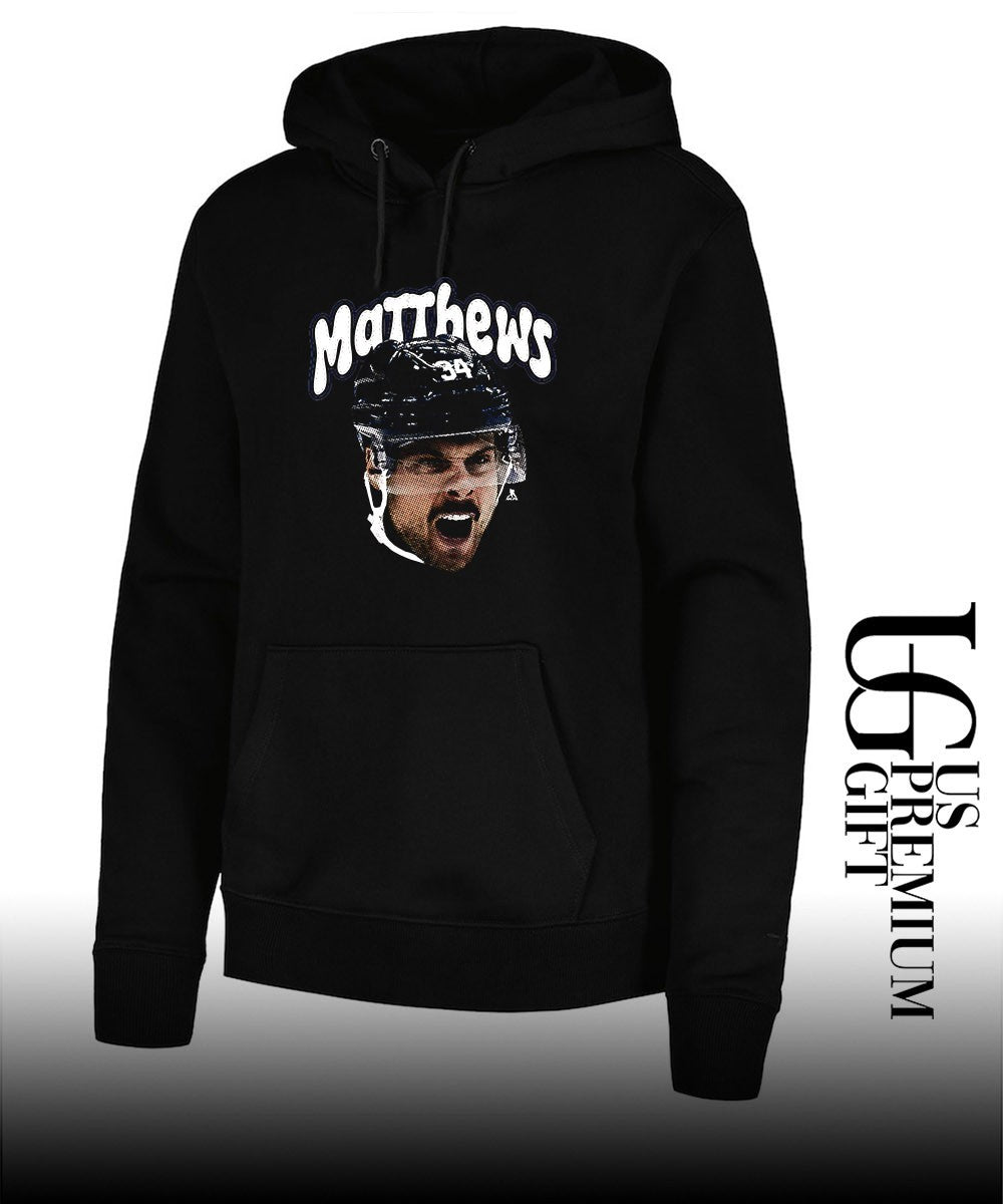 Auston Matthews Toronto Maple Leafs NHL Matthews scream big head shirt