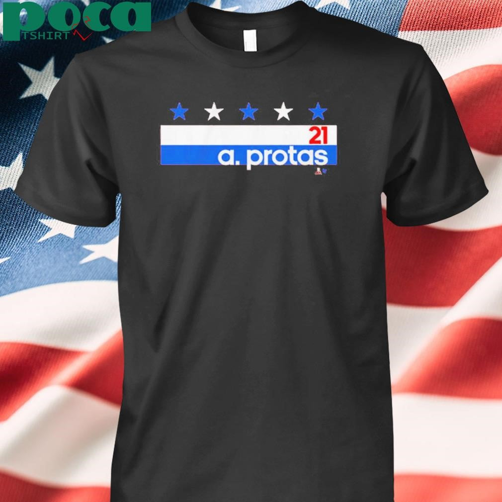 Authorized ALIAKSEI PROTAS NAME NUMBER STRIPE T-SHIRT