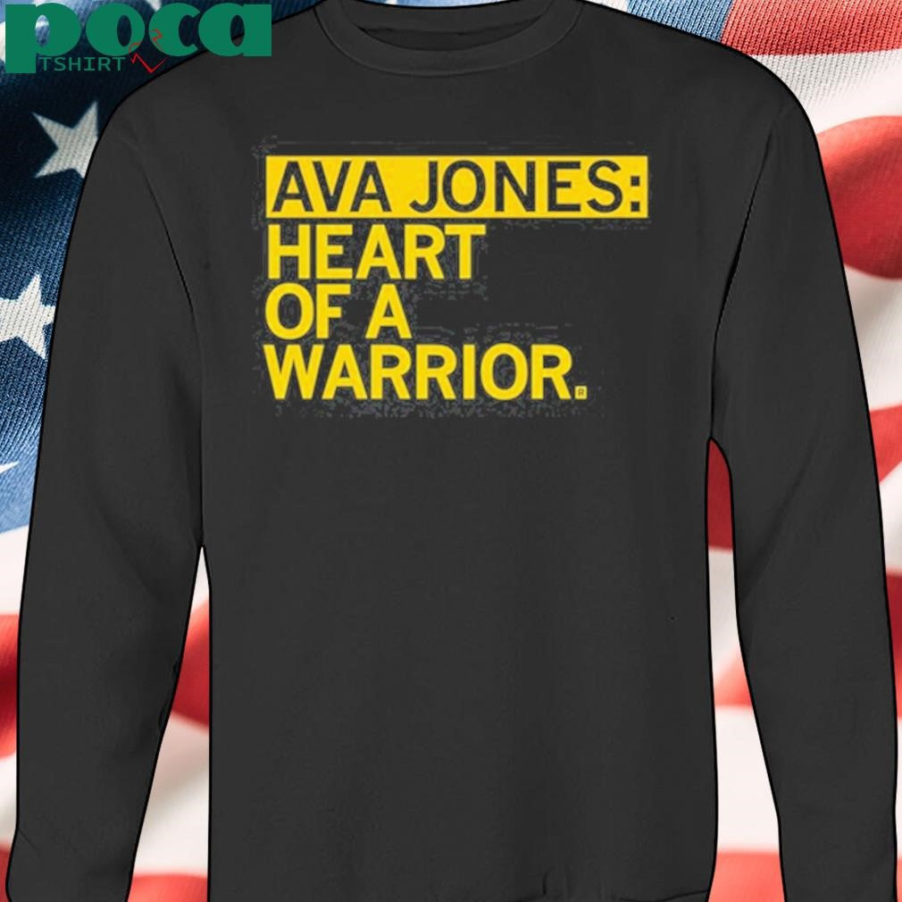 Authorized Ava Jones Heart Of A Warrior Shirt