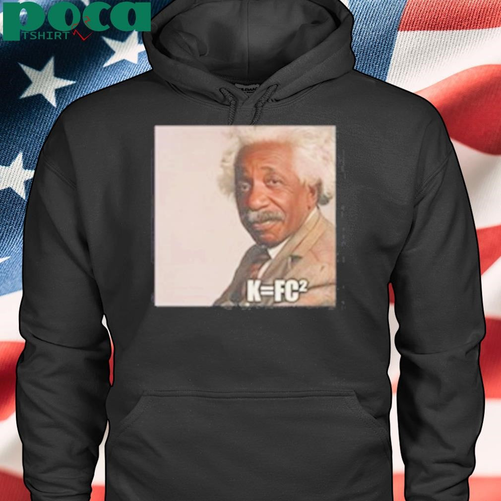 Authorized Black Einstein K=Fc² shirt