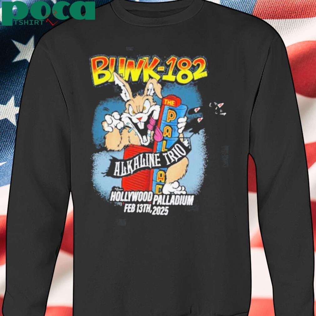 Authorized Blink 182 At Hollywood Palladium In Hollywood CA On February 13 2025 Unisex T Shirt