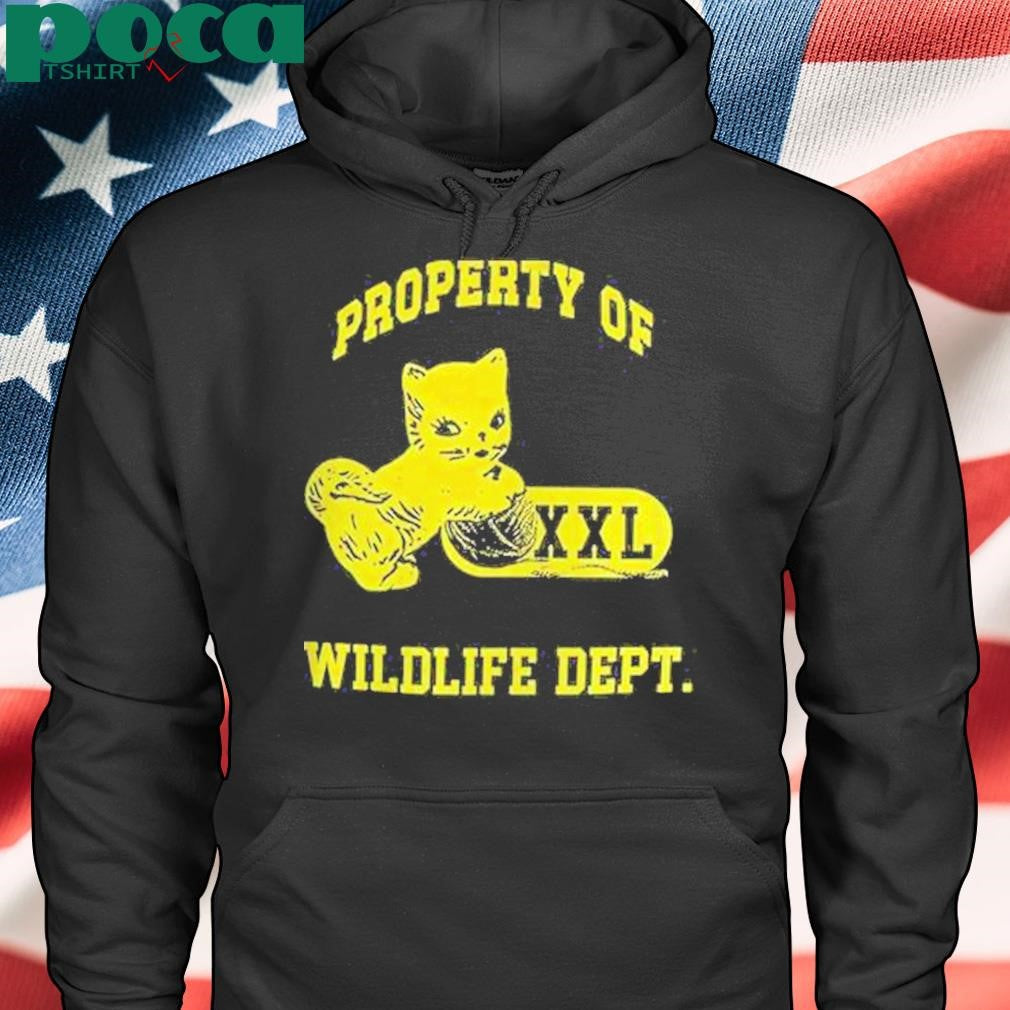 Authorized Cat Property Of Wildlife Department Shirt