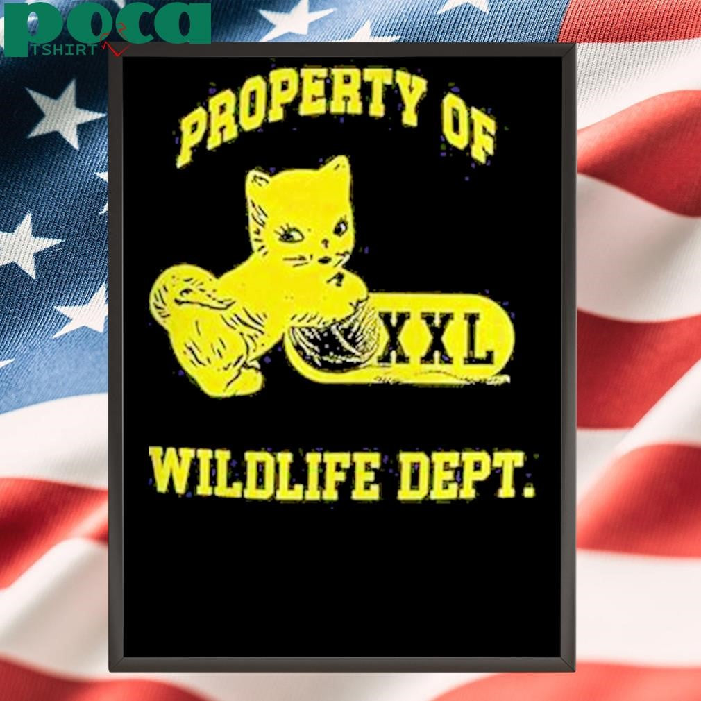 Authorized Cat Property Of Wildlife Department Shirt