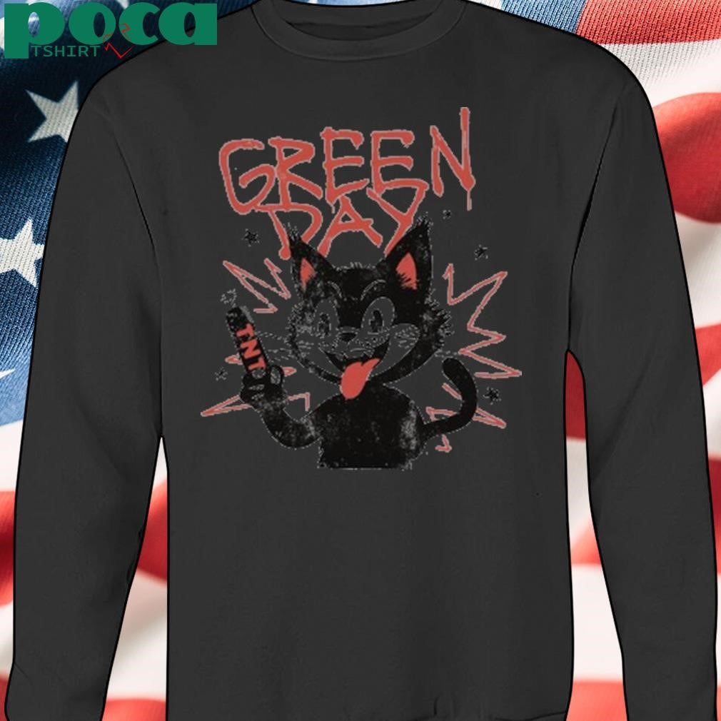 Authorized Green Day Tour 2025 Cat Shirt