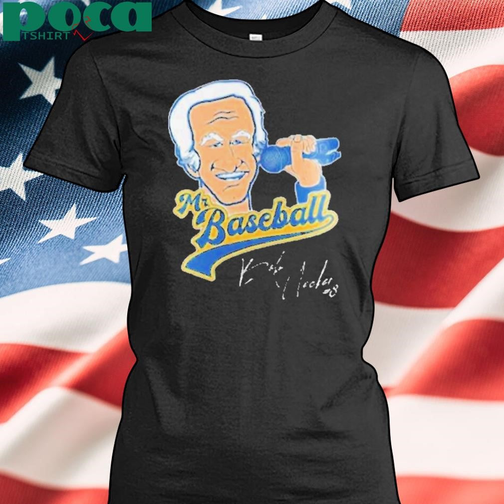 Authorized Honoring The Legend Milwaukee Brewers Icon & Baseball Hall Of Famer Bob Uecker Black Jersey T-Shirt