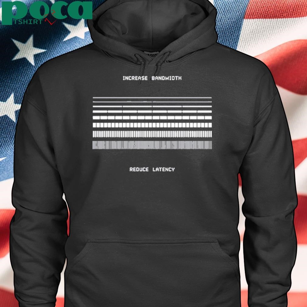 Authorized Increase Bandwidth Reduce Latency Shirt