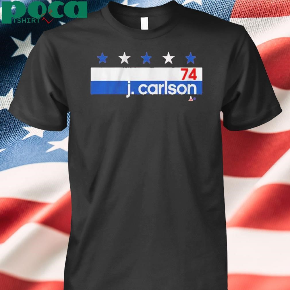 Authorized JOHN CARLSON NAME NUMBER STRIPE T-SHIRT