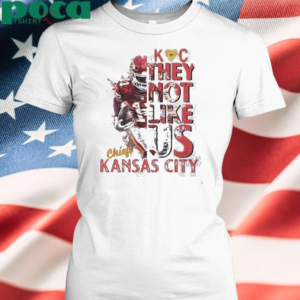 Authorized Kansas City Chiefs They Not Like Us Patrick Mahomes Shirt
