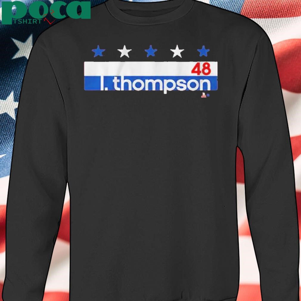 Authorized LOGAN THOMPSON NAME NUMBER STRIPE T-SHIRT