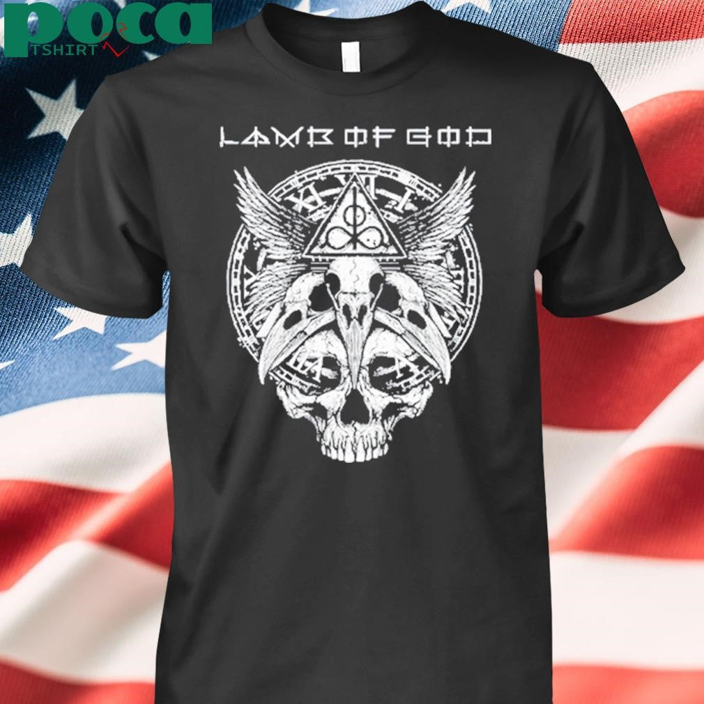 Authorized Lamb Of God Time Skull Shirt