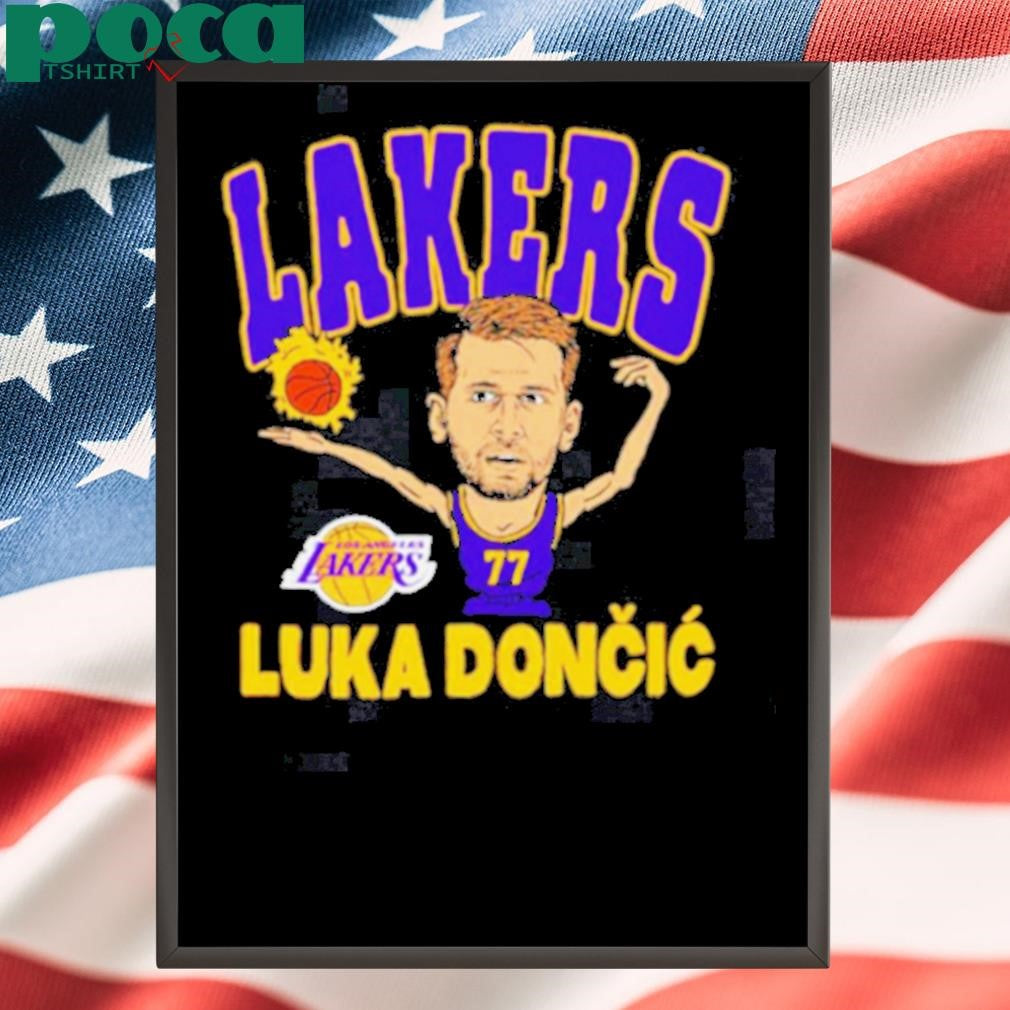 Authorized Luka Dončić Los Angeles Lakers caricature shirt
