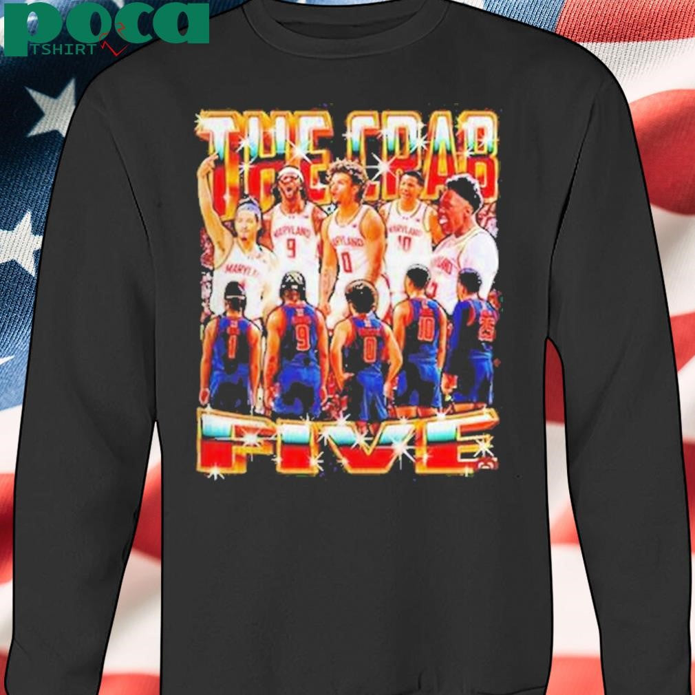 Authorized Maryland The Crab Five Basketball Shirt