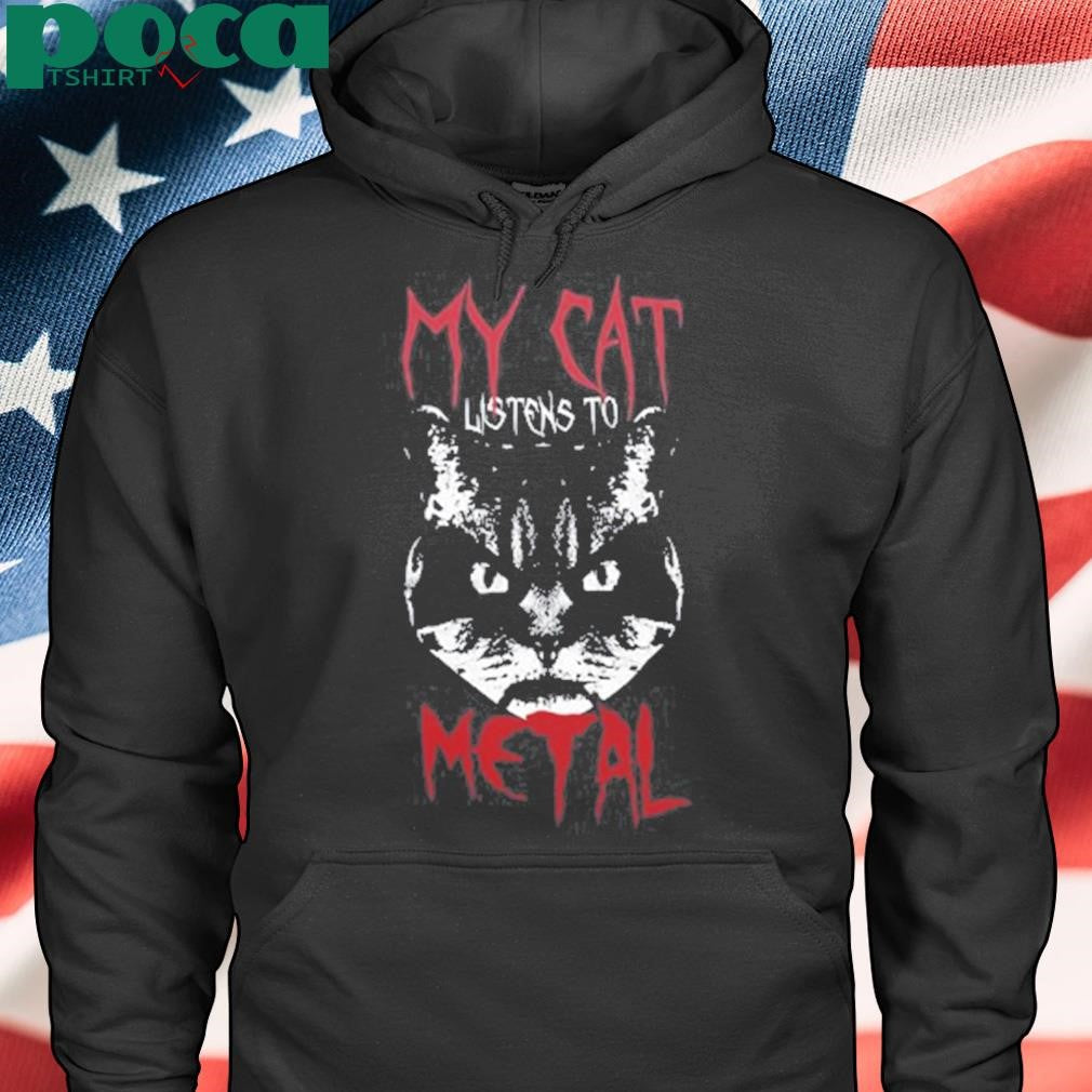Authorized My Cat Listens To Metal shirt