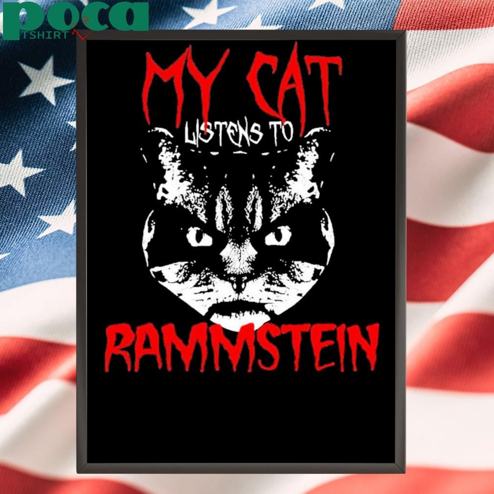 Authorized My Cat Listens To Rammstein Shirt