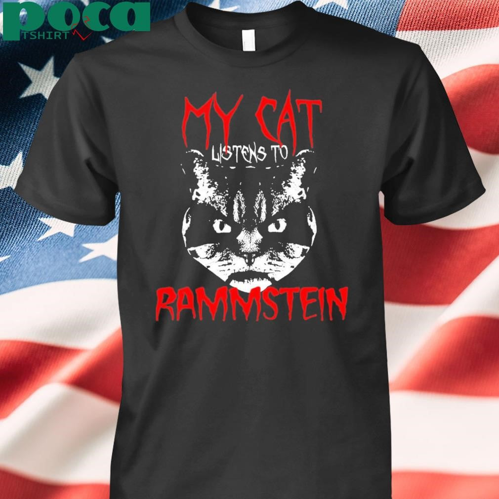 Authorized My Cat Listens To Rammstein Shirt