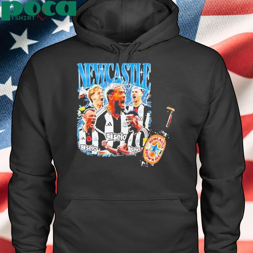 Authorized Newcastle Wembley United Football Team Graphic Shirt