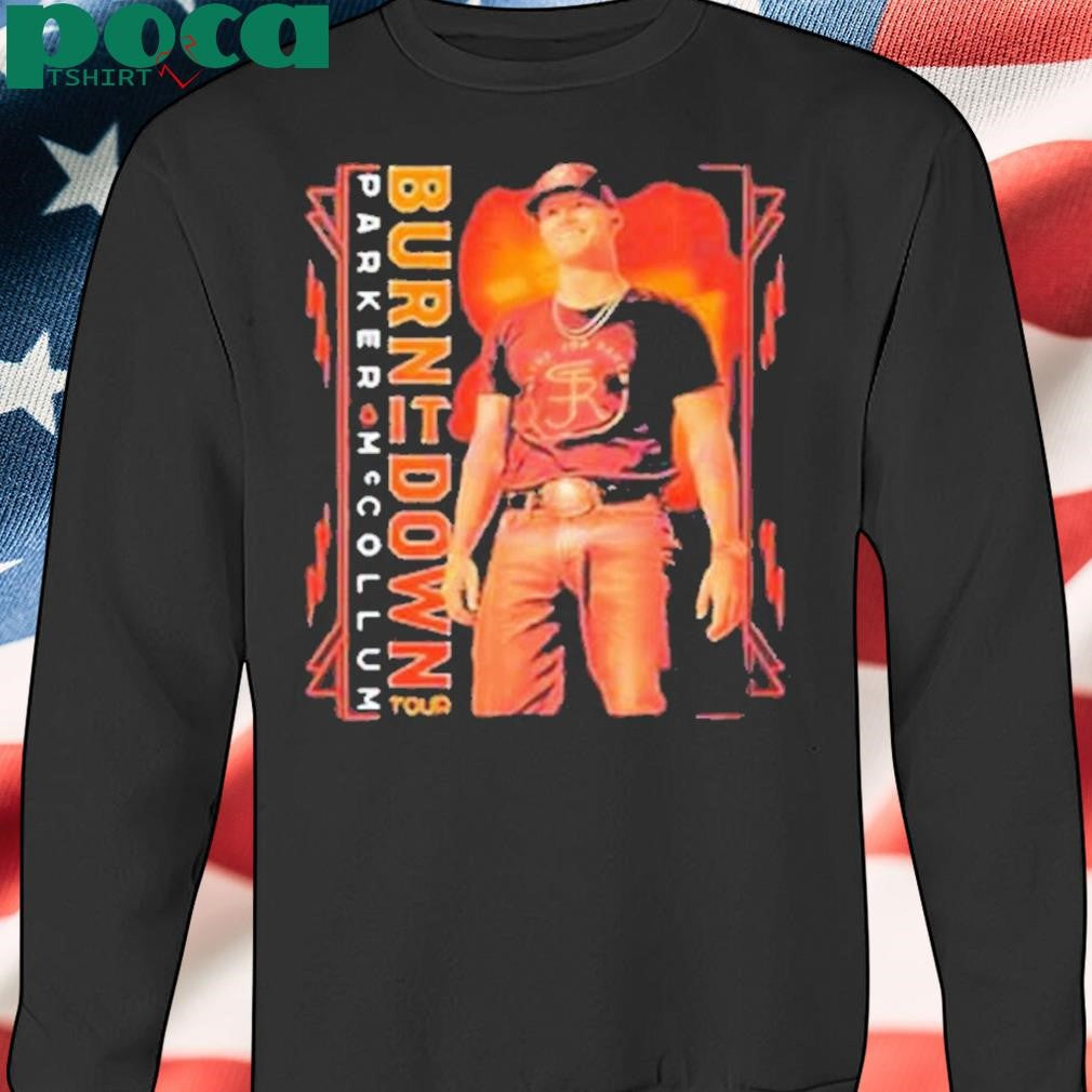 Authorized Parker Mccollum Music Tour Burn it Down T-Shirt