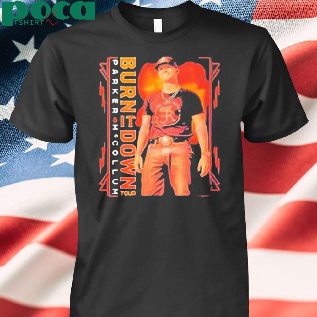 Authorized Parker Mccollum Music Tour Burn it Down T-Shirt