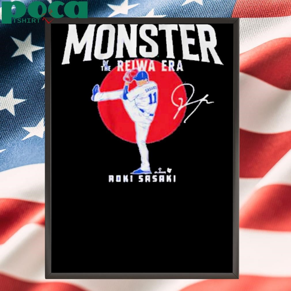 Authorized ROKI SASAKI MONSTER OF THE REIWA ERA T-SHIRT