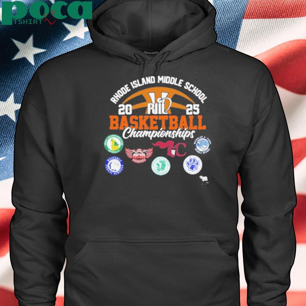 Authorized Rhode Island Middle School 2025 RIIL Basketball MS Championships Shirt